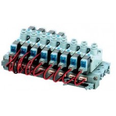 SMC solenoid valve 4 & 5 Port SYJ 10-SS5YJ5-43P, Manifold (5 Port/Base Mount), Clean Series